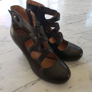 Miz Mooz black ankle boots